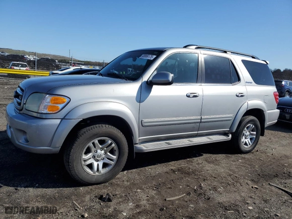 2003 Toyota Sequoia Limited with VIN 5TDBT48A23S185562, listed as a Copart auction lot 50999175 with 121,692 mi miles and Clean Title. Bid and sale history available at carsss.com. Image 1.