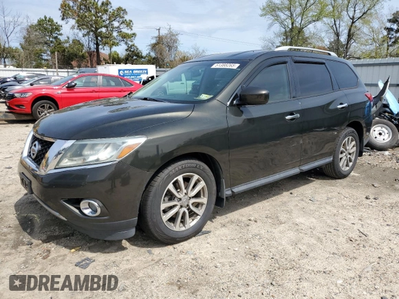 2016 Nissan Pathfinder SV with VIN 5N1AR2MMXGC604663, listed as a Copart auction lot 51388265 with 72,928 mi miles and Salvage Title. Bid and sale history available at carsss.com. Image 1.