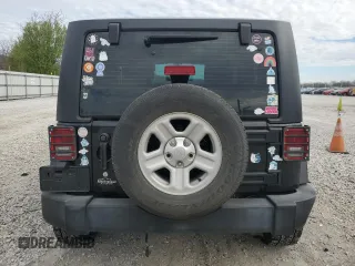 2017 Jeep Wrangler Sport with VIN 1C4AJWAG1HL618454, listed as a Copart auction lot 50206695 with 90,324 mi miles and Salvage Title. Bid and sale history available at DreamBid. Image 6.