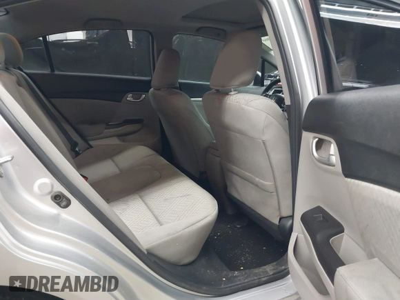 2015 Honda Civic EX with VIN 19XFB2F85FE008656, listed as a IAAI auction lot 41788066 with 75,626 mi miles and . Bid and sale history available at DreamBid. Image 8.