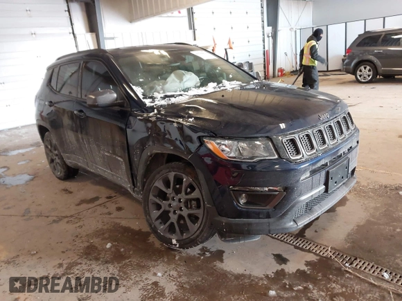 2021 Jeep Compass 80th Anniversary with VIN 3C4NJDEB6MT554317, listed as a IAAI auction lot 41594021 with 42,517 mi miles and . Bid and sale history available at DreamBid. Image 1.