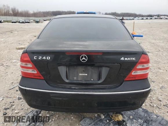 2003 Mercedes-Benz C 240 z VIN WDBRF81J03F374264, wystawiony jako Copart lot #51058085 z przebiegiem 167 865 mil mil oraz Czysty tytuł • Clean title. Historia ofert i sprzedaży dostępna na DreamBid. Obrazek 6.