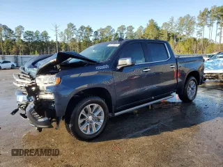2020 Chevrolet Silverado 1500 High Country with VIN 3GCUYHED0LG364794, listed as a Copart auction lot 42399815 with 64,227 mi miles and Salvage Title. Bid and sale history available at carsss.com. Image 1.