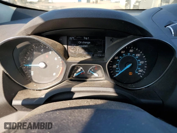 2013 Ford Escape Titanium with VIN 1FMCU9J90DUD21906, listed as a Copart auction lot 63049485 with 201,496 mi miles and Clean title. Bid and sale history available at DreamBid. Image 9.