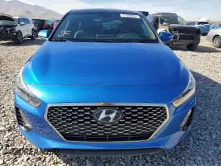 2018 Hyundai Elantra GT Sport with VIN KMHH55LC1JU032985, listed as a Copart auction lot 77598934 with 43,221 mi miles and Salvage Title. Bid and sale history available at carsss.com. Image 5.