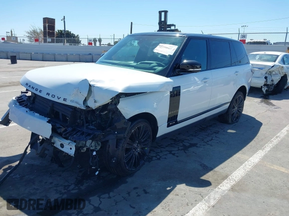 2021 Land Rover Range Rover z VIN SALGS5SEXMA436877, wystawiony jako IAAI lot #41950042 z przebiegiem 29 597 mil mil oraz . Historia ofert i sprzedaży dostępna na DreamBid. Obrazek 18.