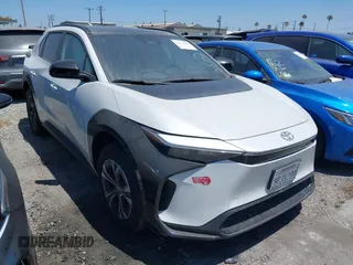 2024 Toyota bZ4X XLE with VIN JTMAAAAA8RA043281, listed as a IAAI auction lot 42574938 with 4,488 mi miles and . Bid and sale history available at DreamBid. Image 1.