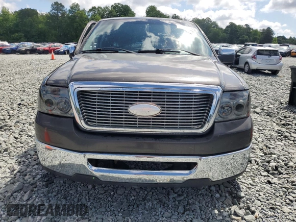 2007 Ford F-150 XLT with VIN 1FTRW12W47FA87342, listed as a Copart auction lot 56244265 with 293,800 mi miles and Salvage title. Bid and sale history available at DreamBid. Image 5.