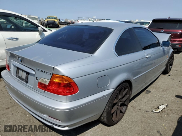 2001 BMW 3 Series 330Ci with VIN WBABN53411JU35558, listed as a Copart auction lot 68663944 with 84,000 mi miles and Salvage Title. Bid and sale history available at carsss.com. Image 3.