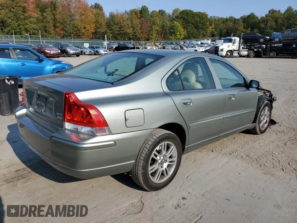 2006 Volvo S60 2.5L Turbo with VIN YV1RH592662550442, listed as a Copart auction lot 75631744 with 84,790 mi miles and Salvage Title. Bid and sale history available at carsss.com. Image 3.