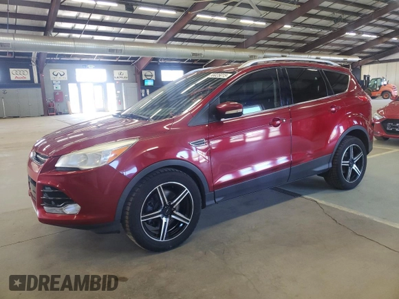 2014 Ford Escape Titanium with VIN 1FMCU9J97EUD52829, listed as a Copart auction lot 55025015 with 180,442 mi miles and Clean Title. Bid and sale history available at carsss.com. Image 1.