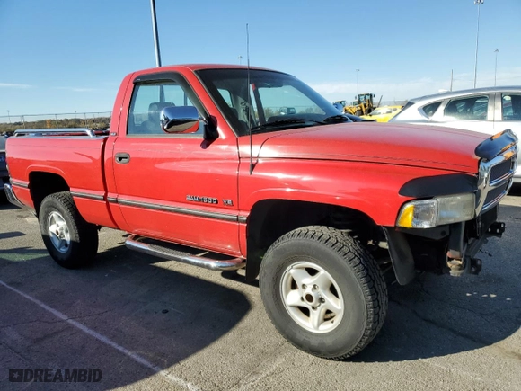 1997 Dodge Ram 1500 with VIN 1B7HF16Y9VS157106, listed as a Copart auction lot 77316174 with 95,660 mi miles and Salvage Title. Bid and sale history available at carsss.com. Image 4.