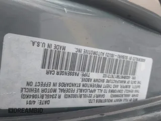 2001 Subaru Legacy Outback with VIN 4S3BH675817673102, listed as a IAAI auction lot 42257169 with Not provided miles and . Bid and sale history available at DreamBid. Image 9.