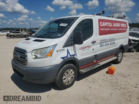 2016 Ford Transit Cargo with VIN 1FTYR1ZM3GKA60003, listed as a Copart auction lot 72225844 with 191,496 mi miles and Salvage Title. Bid and sale history available at DreamBid. Image 1.
