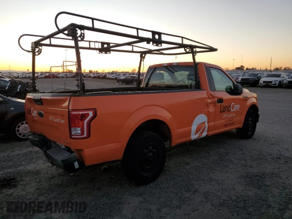 2016 Ford F-150 XL with VIN 1FTMF1CF5GKE51185, listed as a Copart auction lot 84257984 with 71,785 mi miles and Salvage Title. Bid and sale history available at carsss.com. Image 3.
