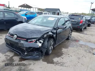 2018 Volkswagen Golf GTI S with VIN 3VW547AU1JM261492, listed as a IAAI auction lot 42007016 with 50,006 mi miles. Bid and sale history available at carsss.com. Image 2.