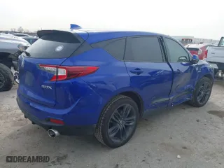 2021 Acura RDX w/A-Spec Package with VIN 5J8TC1H63ML012622, listed as a IAAI auction lot 41737892 with 58,087 mi miles. Bid and sale history available at carsss.com. Image 4.