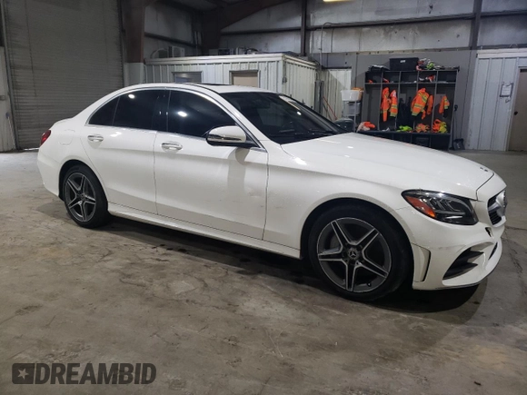 2020 Mercedes-Benz C 300 with VIN WDDWF8EB2LR535788, listed as a Copart auction lot 51063805 with Not Provided miles and Clean Title. Bid and sale history available at DreamBid. Image 4.