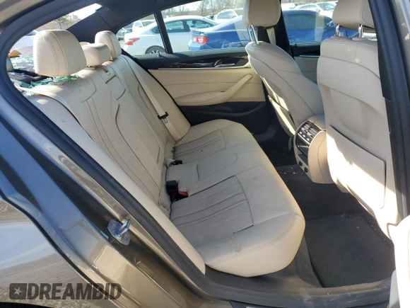2018 BMW 5 Series 530i with VIN WBAJA5C59JG900052, listed as a Copart auction lot 47998295 with 38,134 mi miles and Salvage Title. Bid and sale history available at carsss.com. Image 11.