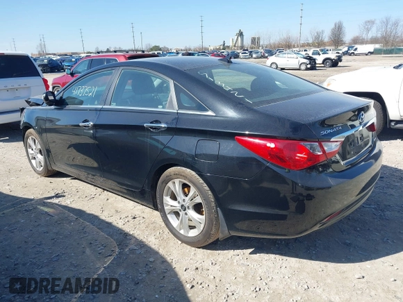 2013 Hyundai Sonata Limited with VIN 5NPEC4AC7DH713421, listed as a IAAI auction lot 41737521 with 86,207 mi miles and . Bid and sale history available at carsss.com. Image 3.