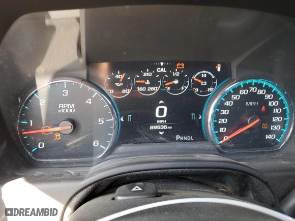 2017 Chevrolet Suburban Premier with VIN 1GNSKJKC5HR136087, listed as a Copart auction lot 48856185 with 89,536 mi miles and Salvage Title. Bid and sale history available at carsss.com. Image 9.