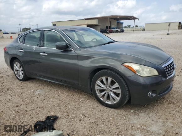 2011 Infiniti M37 with VIN JN1BY1AP3BM325212, listed as a Copart auction lot 80024664 with 0 mi miles and Clean Title. Bid and sale history available at carsss.com. Image 4.