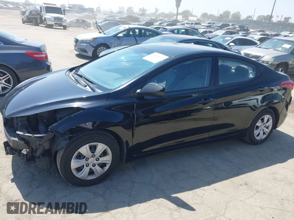 2016 Hyundai Elantra SE with VIN 5NPDH4AE7GH709372, listed as a IAAI auction lot 42515323 with 165,890 mi miles and . Bid and sale history available at DreamBid. Image 15.