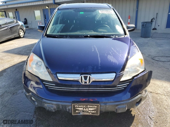 2007 Honda CR-V EX with VIN JHLRE38507C000327, listed as a Copart auction lot 52310045 with 165,926 mi miles and Salvage Title. Bid and sale history available at carsss.com. Image 5.