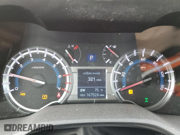 2019 Toyota 4Runner SR5 с VIN JTEBU5JR3K5646772, выставлен на аукционе Copart как лот 56034535 с пробегом 167 524 миль миль и Списание • Salvage title. История ставок и продаж доступна на DreamBid. Изображение 9.