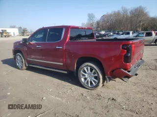 2024 Chevrolet Silverado 1500 High Country with VIN 1GCUDJEL1RZ179009, listed as a Copart auction lot 85072814 with 23,971 mi miles and Salvage Title. Bid and sale history available at DreamBid. Image 2.