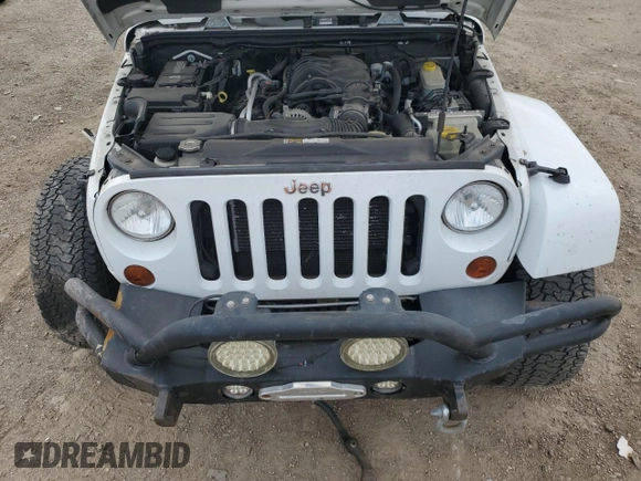 2012 Jeep Wrangler Unlimited Call of Duty MW3 with VIN 1C4BJWFG7CL266678, listed as a Copart auction lot 55753375 with 155,092 mi miles and Salvage title. Bid and sale history available at DreamBid. Image 11.