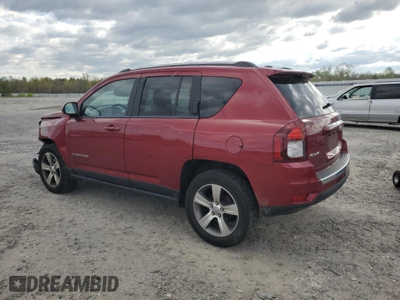 2017 Jeep Compass High Altitude with VIN 1C4NJDEBXHD128299, listed as a Copart auction lot 52846095 with 64,395 mi miles and Salvage Title. Bid and sale history available at DreamBid. Image 2.