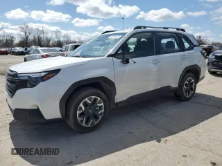 2025 Subaru Forester with VIN JF2SLDAC0SH476254, listed as a Copart auction lot 52015575 with 2,045 mi miles and Salvage title. Bid and sale history available at DreamBid. Image 1.