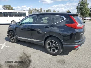 2017 Honda CR-V Touring with VIN 2HKRW1H99HH515480, listed as a Copart auction lot 51869635 with 24,393 mi miles and Salvage Title. Bid and sale history available at carsss.com. Image 2.
