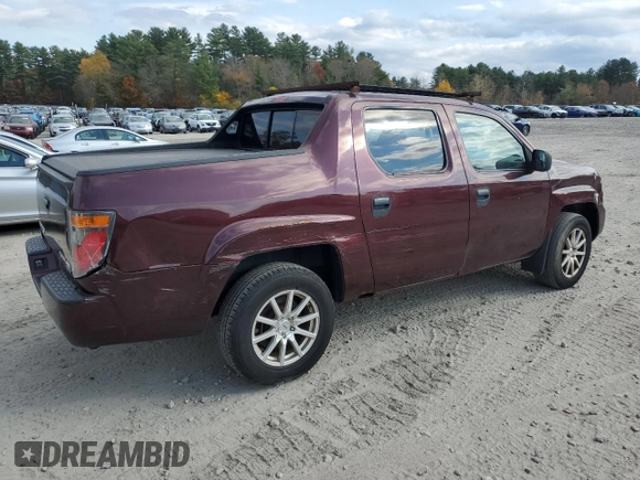 2007 Honda Ridgeline RT with VIN 2HJYK162X7H531414, listed as a Copart auction lot 77961444 with 209,013 mi miles and Clean Title. Bid and sale history available at carsss.com. Image 3.