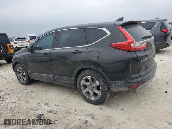 2017 Honda CR-V EX-L with VIN 2HKRW1H89HH510870, listed as a Copart auction lot 51213155 with 74,828 mi miles and Salvage Title. Bid and sale history available at DreamBid. Image 2.