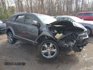 2018 Dodge Journey Crossroad z VIN 3C4PDCGG8JT216030, wystawiony jako IAAI lot #41824649 z przebiegiem 96 913 mil mil oraz . Historia ofert i sprzedaży dostępna na DreamBid. Obrazek 1.
