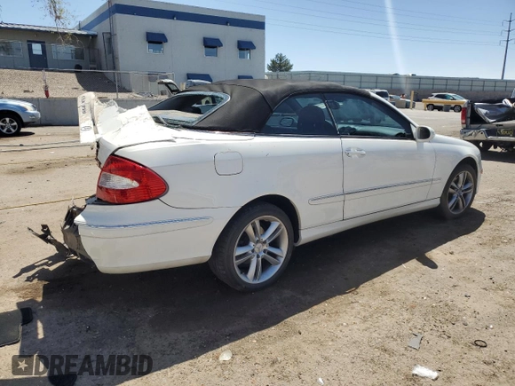 2006 Mercedes-Benz CLK 350 with VIN WDBTK56G16T071755, listed as a Copart auction lot 52052555 with 29,443 mi miles and Salvage Title. Bid and sale history available at DreamBid. Image 3.
