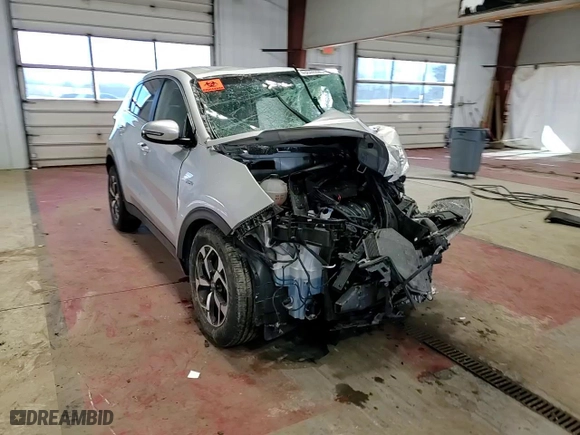 2021 Kia Sportage LX with VIN KNDPMCAC3M7881741, listed as a Copart auction lot 43844295 with 48,668 mi miles and Salvage Title. Bid and sale history available at carsss.com. Image 10.
