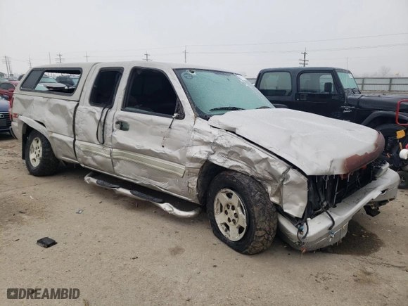 2006 Chevrolet Silverado 1500 LT2 with VIN 1GCEK19B66Z206907, listed as a Copart auction lot 81119024 with 0 mi miles and Salvage Title. Bid and sale history available at carsss.com. Image 4.