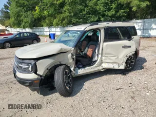 2024 Ford Bronco Sport Big Bend z VIN 3FMCR9B61RRE70510, wystawiony jako Copart lot #59326265 z przebiegiem 20 620 mil mil oraz Szkoda całkowita • Salvage title. Historia ofert i sprzedaży dostępna na DreamBid. Obrazek 1.