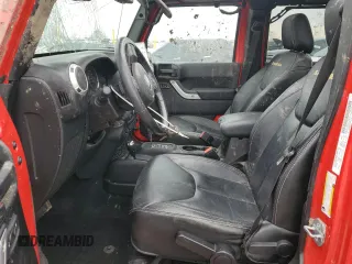 2014 Jeep Wrangler Unlimited Sahara with VIN 1C4BJWEG3EL292912, listed as a Copart auction lot 46402825 with 91,392 mi miles and Salvage Title. Bid and sale history available at carsss.com. Image 7.