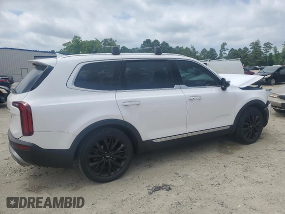 2022 Kia Telluride SX with VIN 5XYP54HC9NG271579, listed as a Copart auction lot 60352785 with 45,533 mi miles and Salvage title. Bid and sale history available at DreamBid. Image 3.