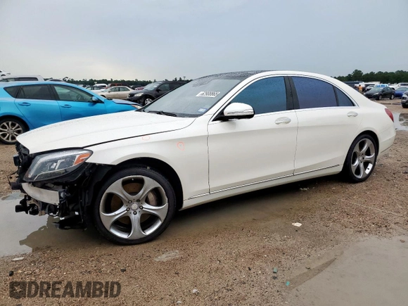 2015 Mercedes-Benz S 550 with VIN WDDUG8CB2FA135966, listed as a Copart auction lot 62908865 with 94,640 mi miles and Salvage title. Bid and sale history available at DreamBid. Image 1.