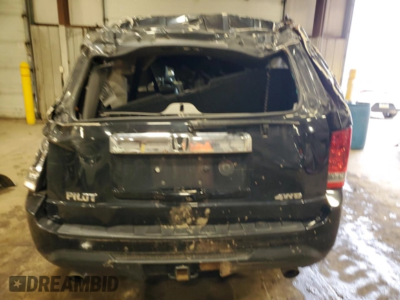 2013 Honda Pilot EX-L with VIN 5FNYF4H56DB002139, listed as a Copart auction lot 51641235 with 197,255 mi miles and Salvage Title. Bid and sale history available at DreamBid. Image 6.