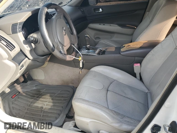 2011 Infiniti G25 Sedan x with VIN JN1DV6ARXBM451664, listed as a Copart auction lot 83457754 with 0 mi miles and Clean Title. Bid and sale history available at carsss.com. Image 7.
