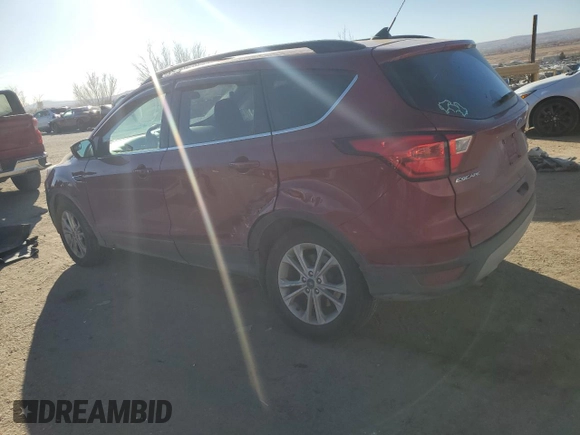 2019 Ford Escape SEL with VIN 1FMCU9HD8KUA00669, listed as a Copart auction lot 86865294 with 48,206 mi miles and Salvage Title. Bid and sale history available at carsss.com. Image 3.