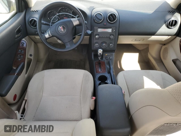 2006 Pontiac G6 6-Cyl with VIN 1G2ZG558464176280, listed as a Copart auction lot 52895995 with 102,201 mi miles and Salvage Title. Bid and sale history available at carsss.com. Image 8.