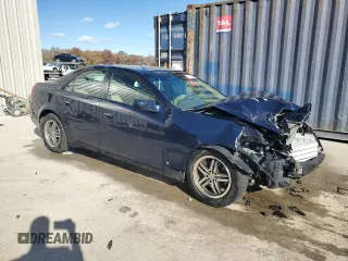 2007 Cadillac CTS with VIN 1G6DP577X70144682, listed as a Copart auction lot 77142074 with 185,452 mi miles and Non Repairable. Bid and sale history available at carsss.com. Image 4.