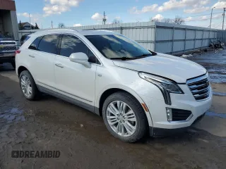 2017 Cadillac XT5 Premium Luxury AWD with VIN 1GYKNERS8HZ140004, listed as a Copart auction lot 46799115 with 197,007 mi miles and Salvage Title. Bid and sale history available at carsss.com. Image 4.